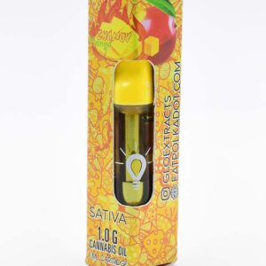 Glo x Polka Dot: Premium Cannabis Extract Cartridges Chamoy Mango